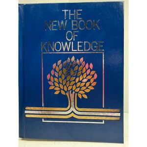 The New Book of Knowledge Volume 1 A Grolier 1982 Hardcover Encyclopedia Vintage